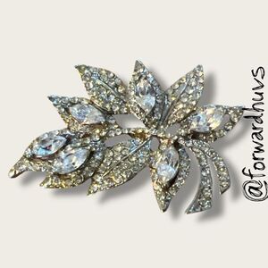 Rhinestone Brooch – Old Hollywood Glamour – 2”